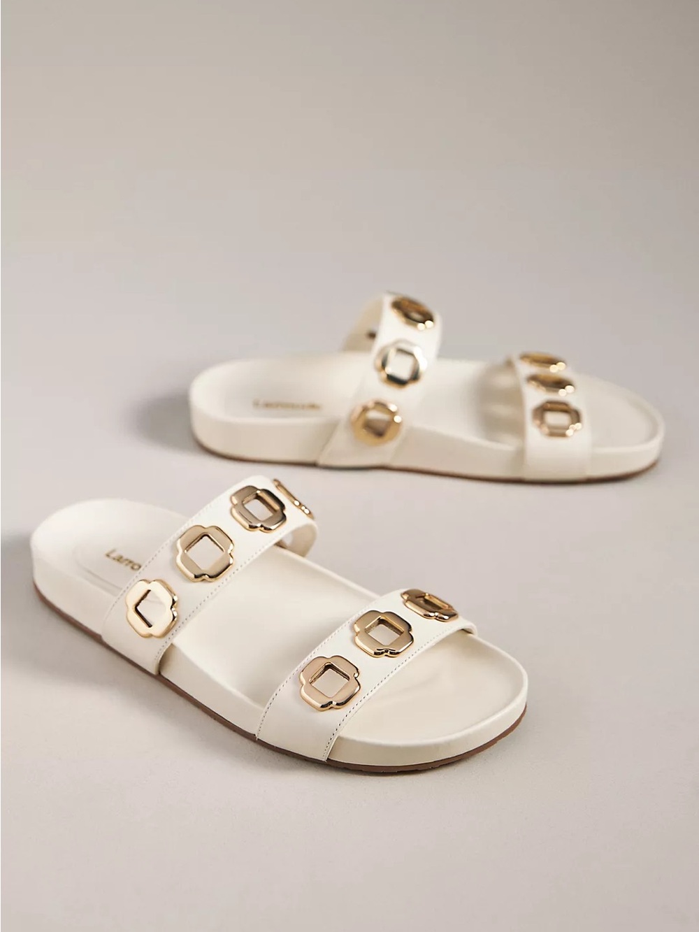 Larroudé Milan Slide Sandals size 11